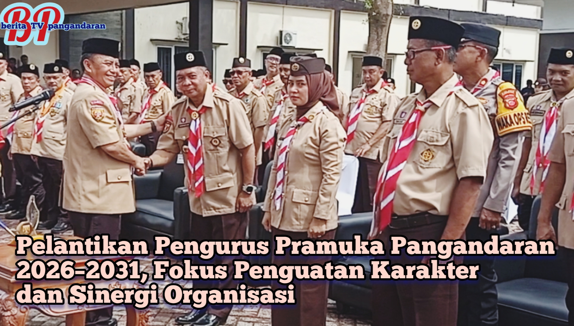 Pelantikan Pengurus Pramuka Pangandaran 2026–2031, Fokus Penguatan Karakter dan Sinergi Organisasi