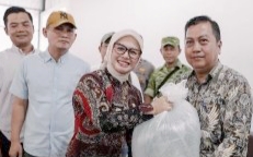Pemkab Pangandaran Gelar Restocking Ikan dan Gerakan Pangan Murah di Mangunjaya